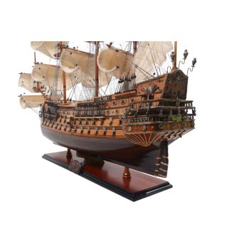 Prestiżowy model galeonu San Felipe okręt flagowy Hiszpańskiej Armady